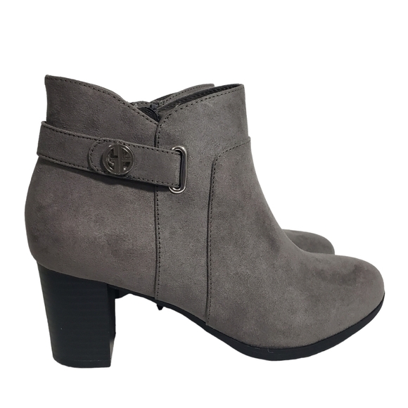 Giani Bernini  Artemyss Grey Memory Foam zip Booties Sz 8M, 8.5W, 10M - Picture 3 of 12